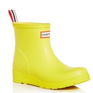 Yellow Hunter Rain Boots